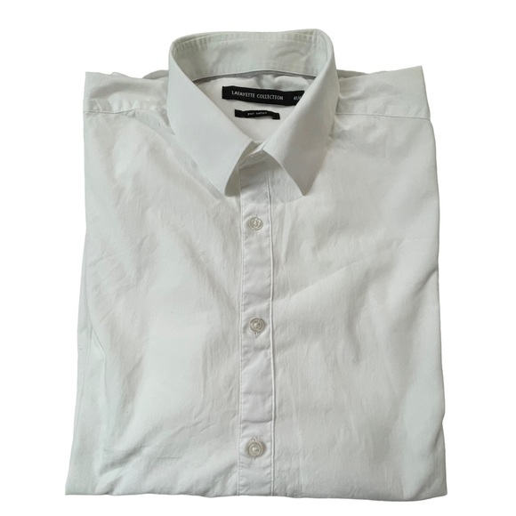 Lafayette Collection women LS Button Down Shirt size 41/42 - Picture 14 of 15